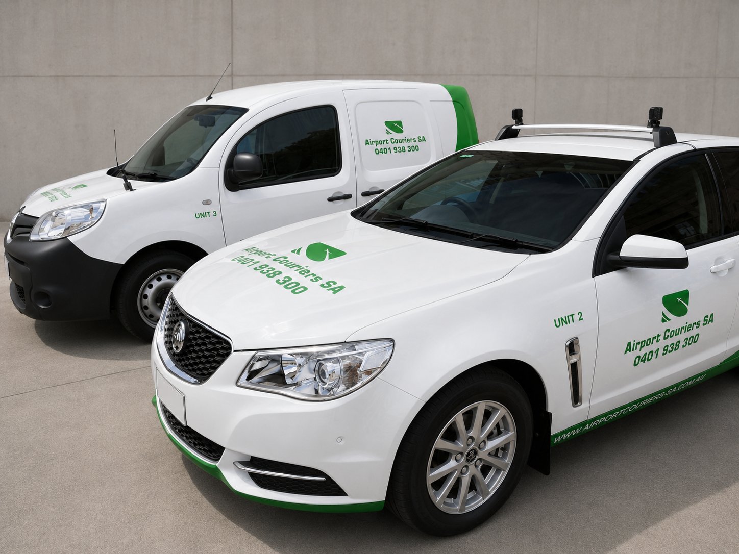 Airport Couriers SA fleet vehicles