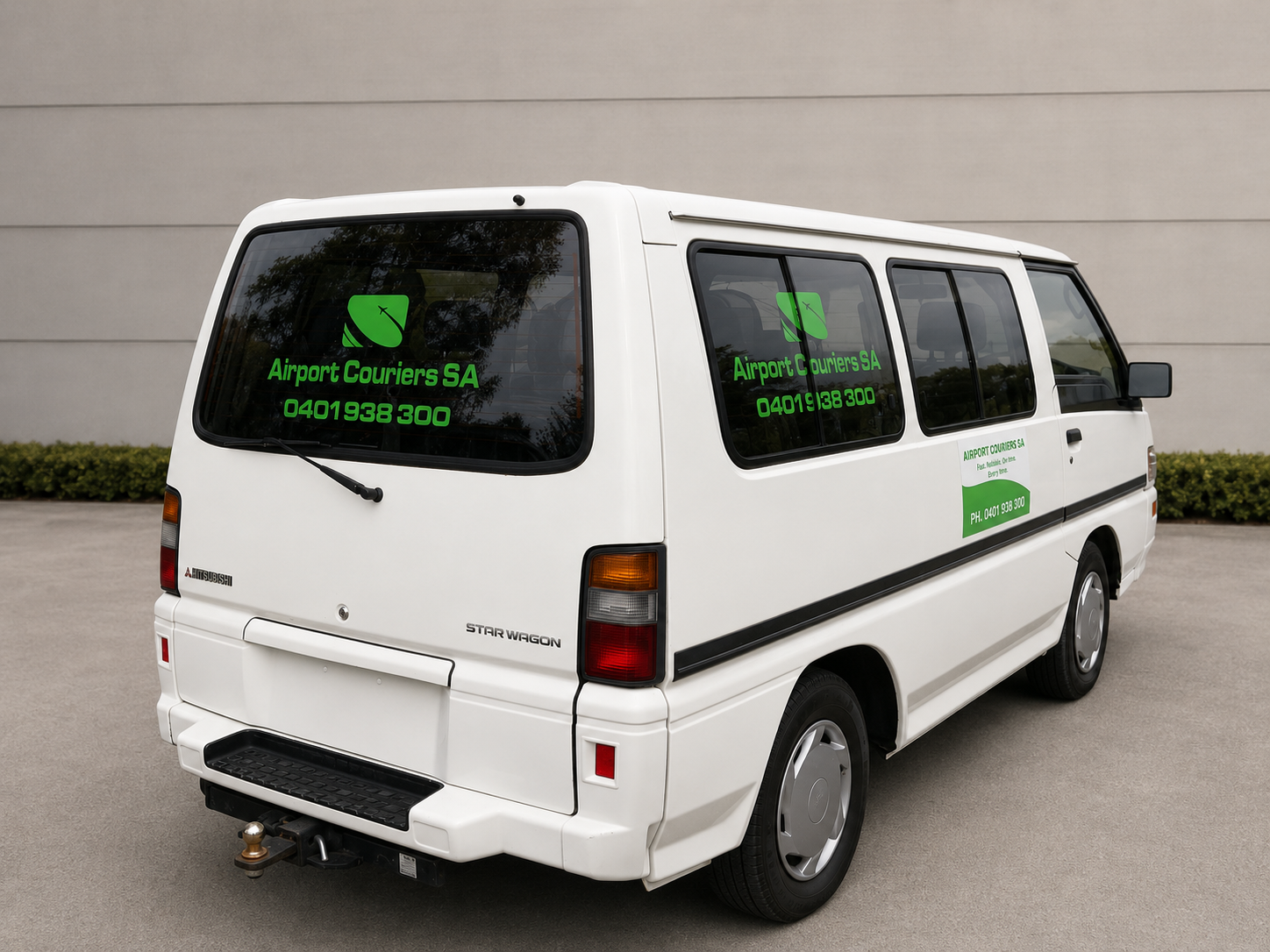 Airport Couriers SA van in Adelaide